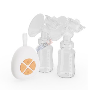 MEIDILE D-126 (AA) 150ml * 2 Milk Bottle Portable Electric Breast Pump