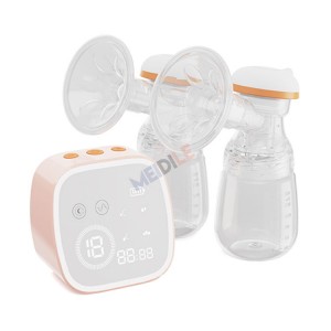 MEIDILE D-203 Double Side 180ml * 2 Milk Bottle Electric Breast Pump