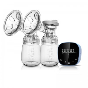 China Best Automatic Breast Milk Pump Factories Exporter –  DQ-YW005BB Multi Function OEM double side Electric Breast Feeding Pump Baby for Mothers and Kids  – Dearevery